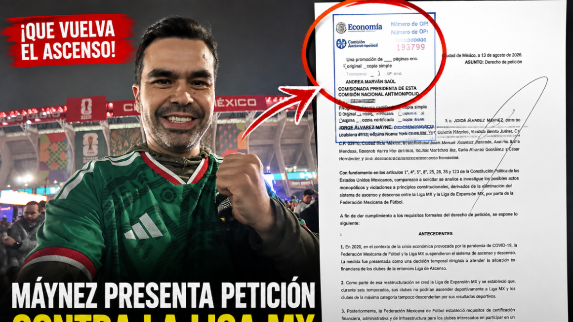 ¡Que vuelva el ascenso! Excandidato presidencial desafía a la Liga MX y pide investigación antimonopolio
