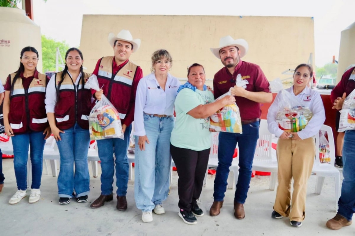 Entrega SEBIEN apoyos sociales en González – Gobierno del Estado de Tamaulipas
