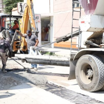 Avanza recuperación vial en la calle Galeana