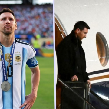 Revelan primeras imágenes de Messi junto a su familia en Argentina tras la muerte de su padre