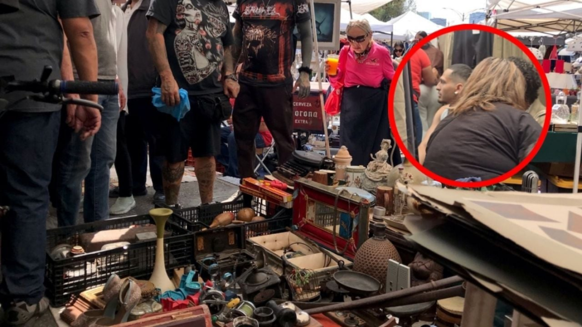 Captan balacera en pleno tianguis de La Lagunilla, hay un herido y 6 detenidos