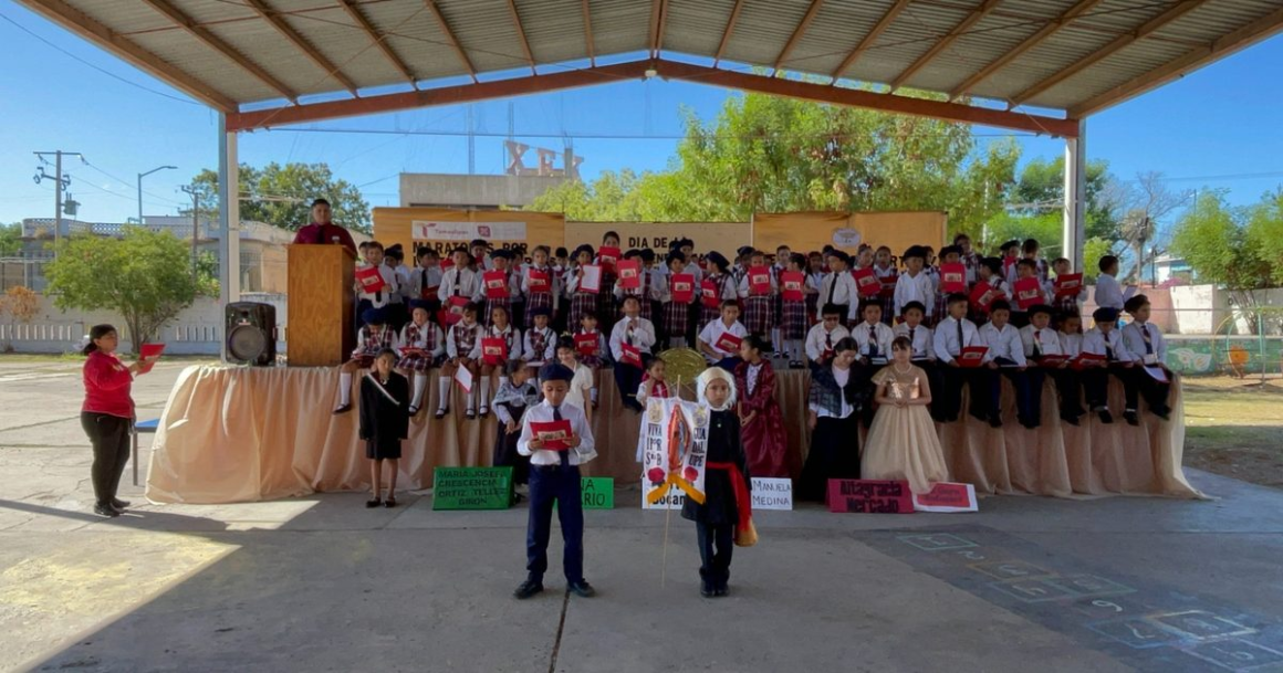 Historia, arte y tradición: alumnos de la Primaria Miguel F. Martínez reviven la Independencia de México