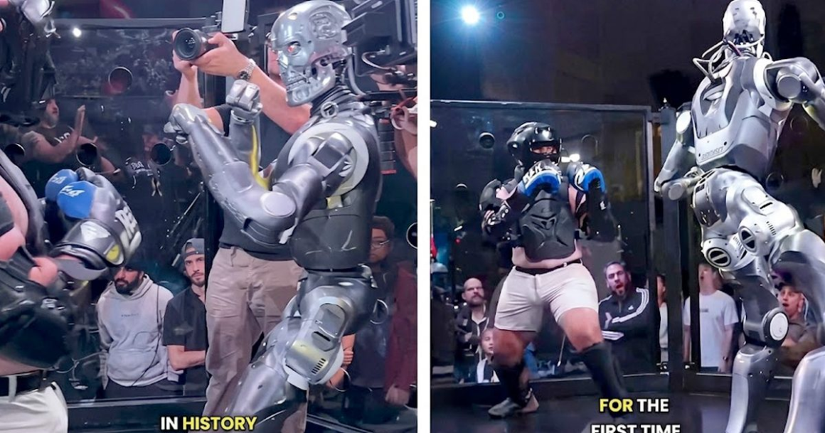 El futuro ya está aquí: la impactante exhibición de boxeo entre un humanoide y una persona