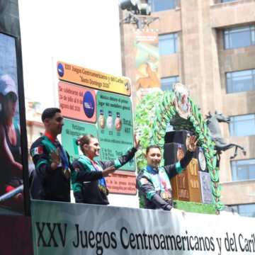 Del podio al desfile: atletas mexicanos reciben homenaje tras conquistar Santo Domingo 2026