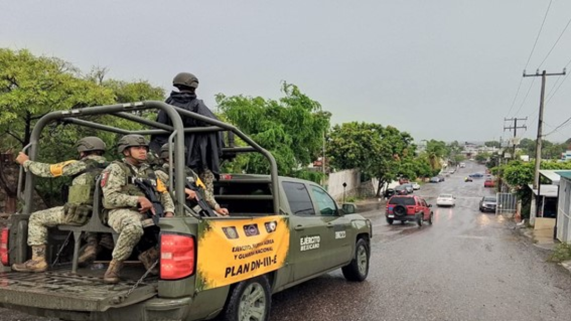 Defensa activa Plan DN-III-E en Veracruz ante las fuertes lluvias